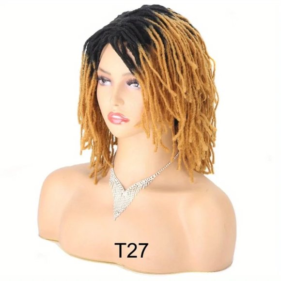 Blonde Short Dreadlock Wigs 10″ inches - Picture 1 of 1
